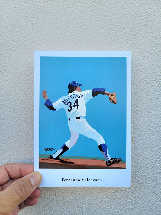 Fernando Valenzuela art print