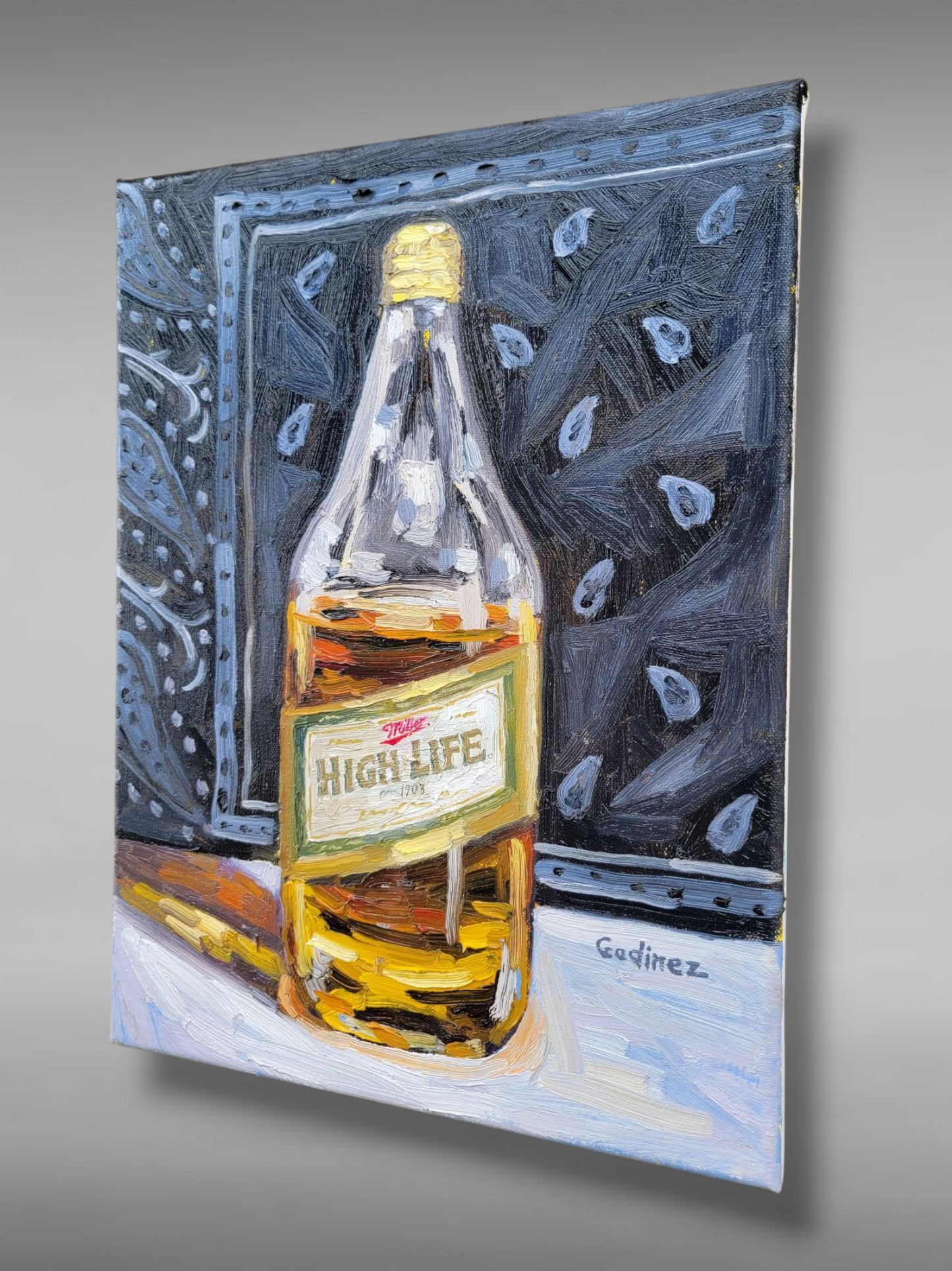 Miller High Life Painting