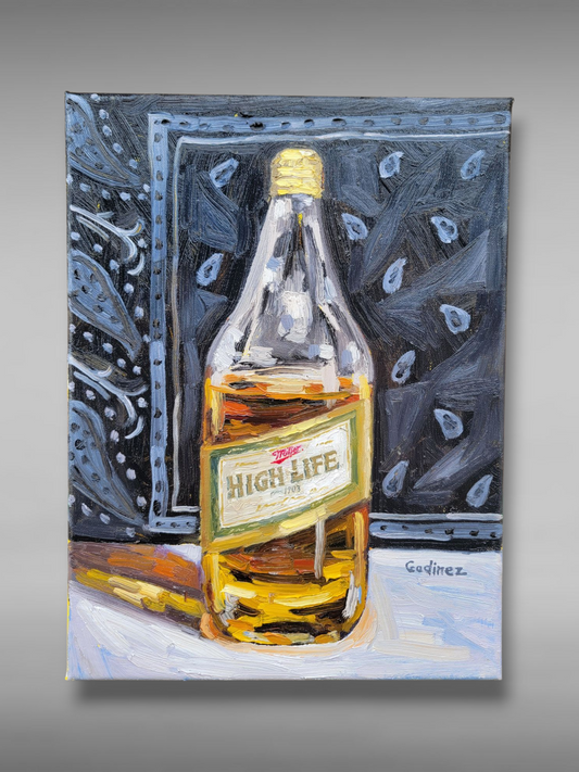 Miller High Life Painting