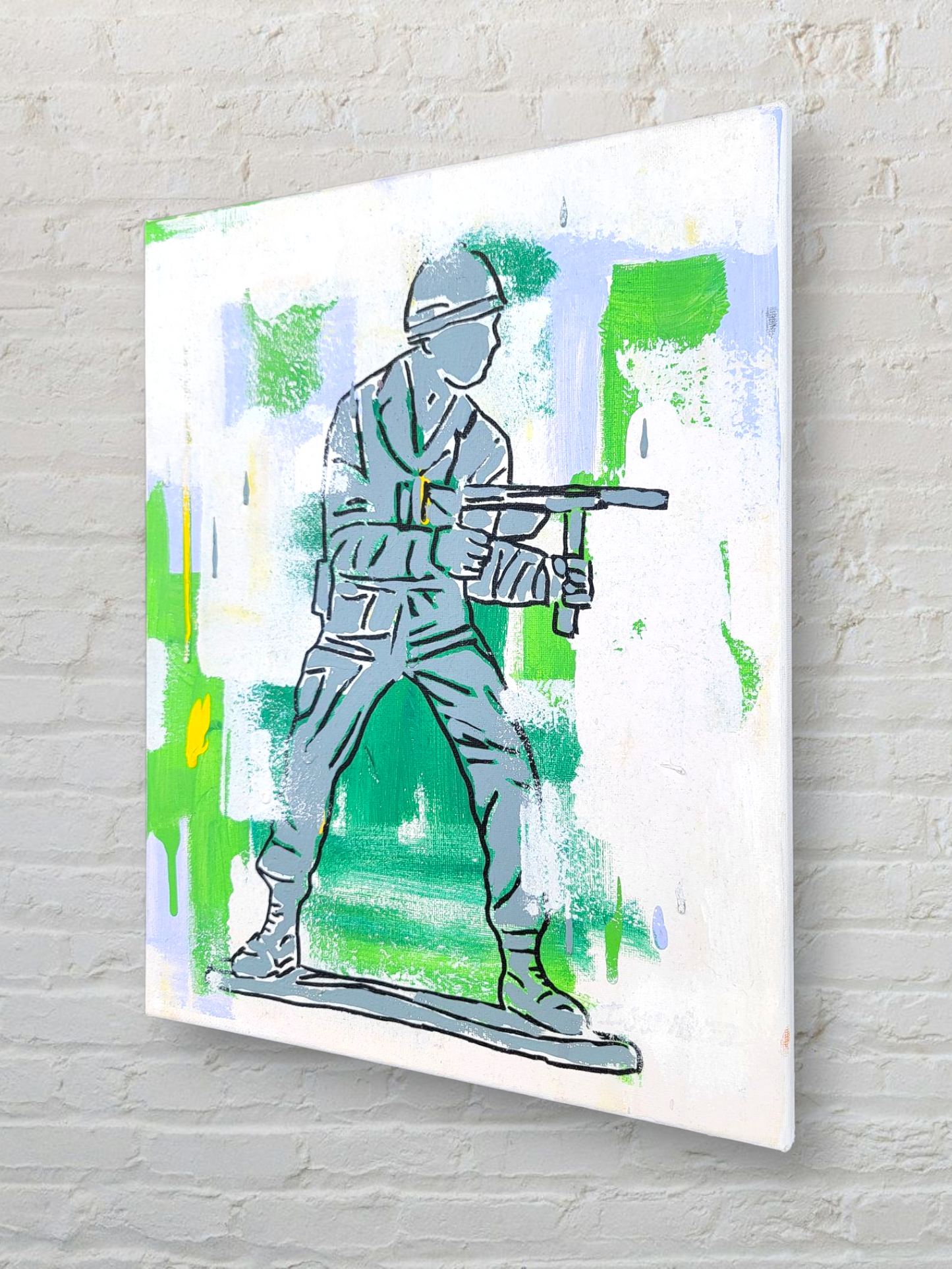 Toy soldier painting