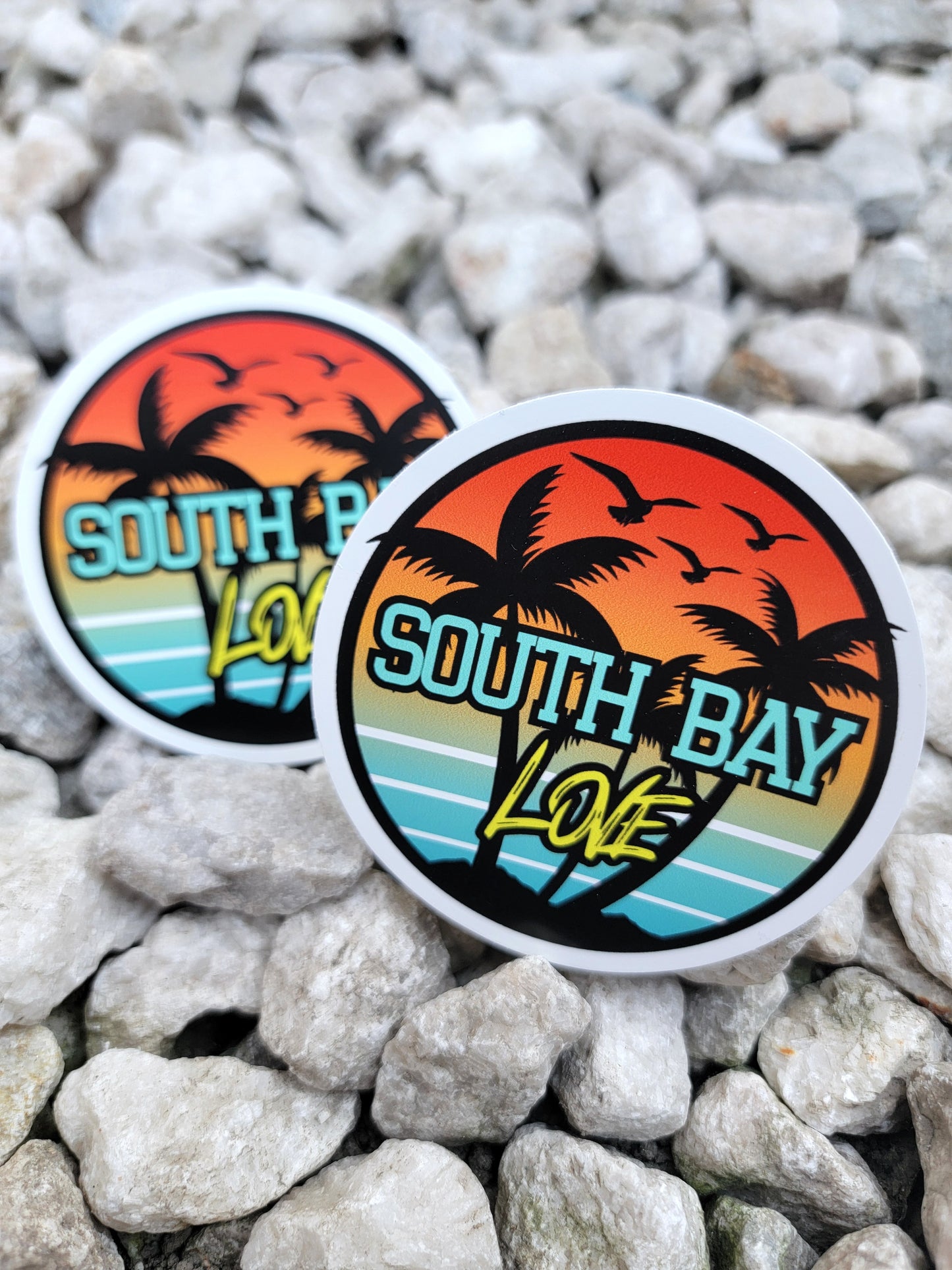 South Bay California 2 stickers